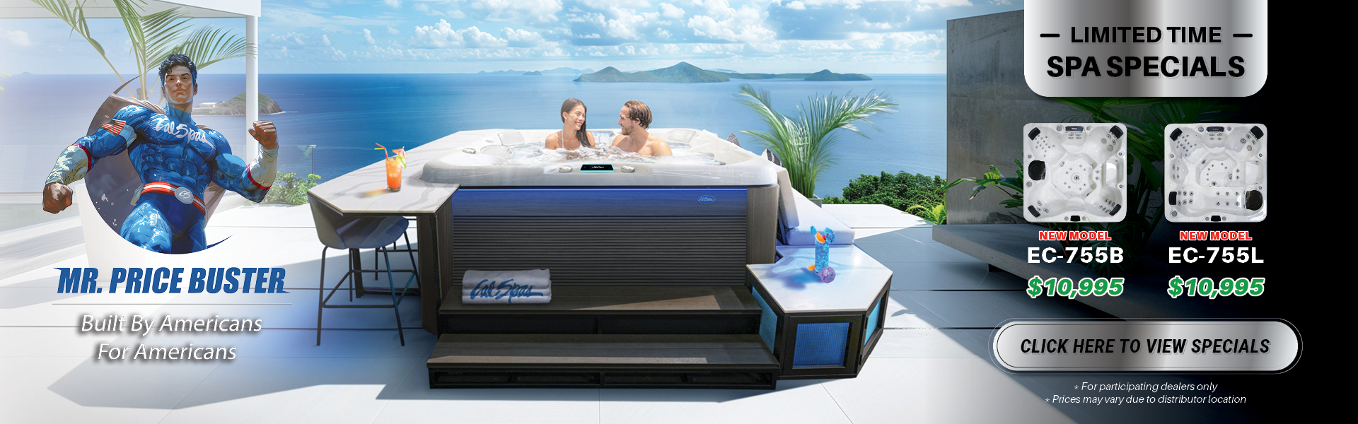 Calspas hot tub being used in a family setting - Guatemala City